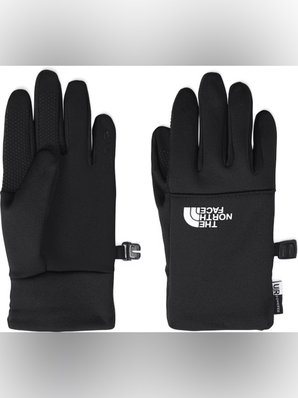 The North Face Etip Gloves Medium Black Unisex Touchscreen